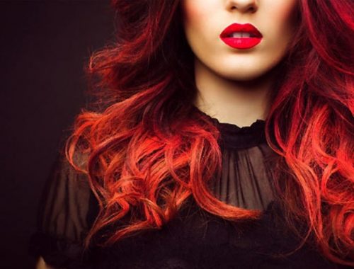 cabello rojo