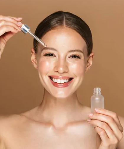 chica con serum