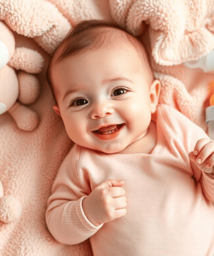 Bebé feliz
