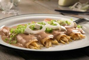 enfrijoladas para la cena